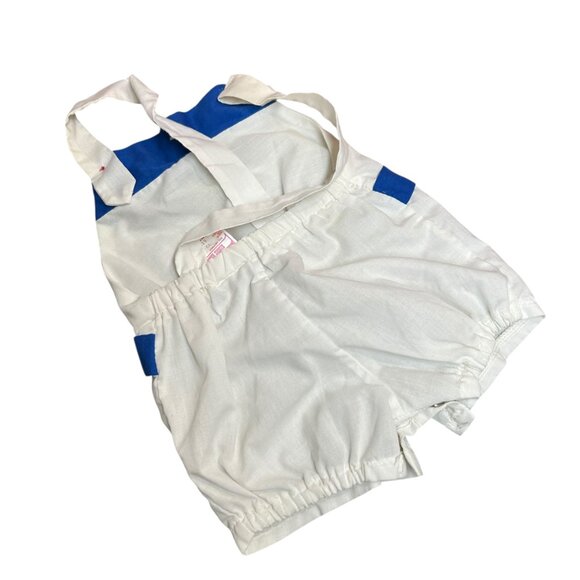 Vintage Baby Boy Nautical Bib Shorts Size 12 months - Picture 4 of 5